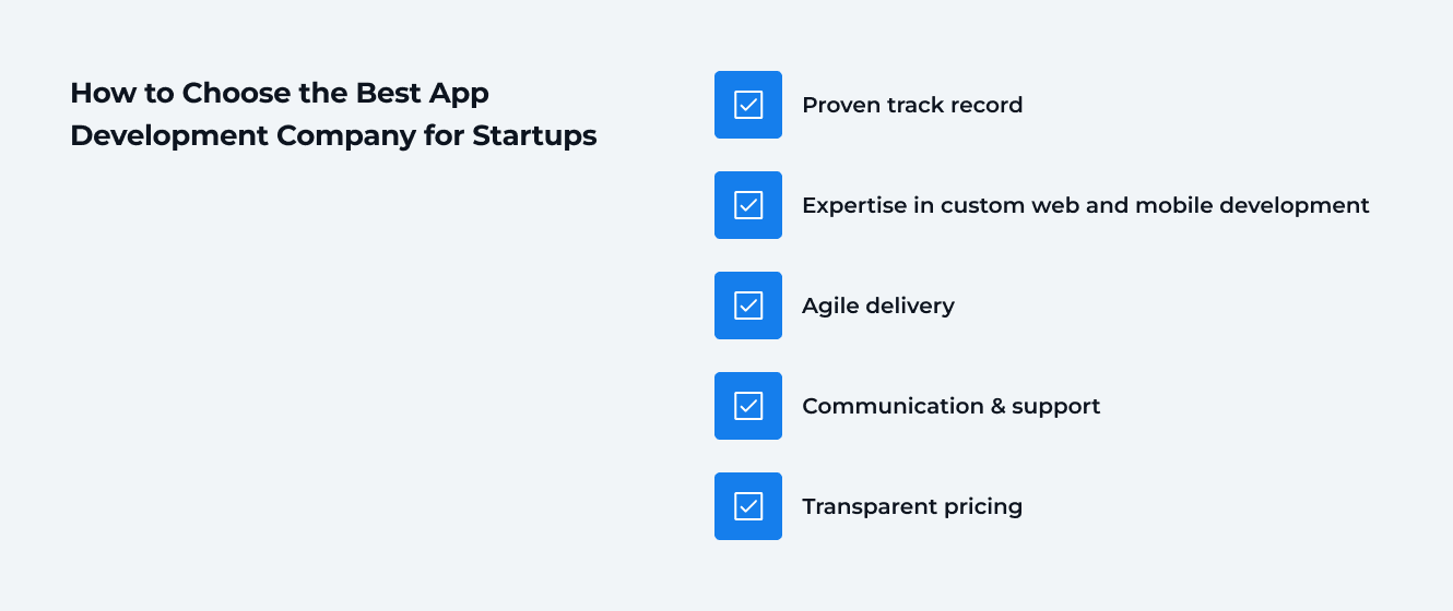 Checklist How to Choose the Best App Development Company